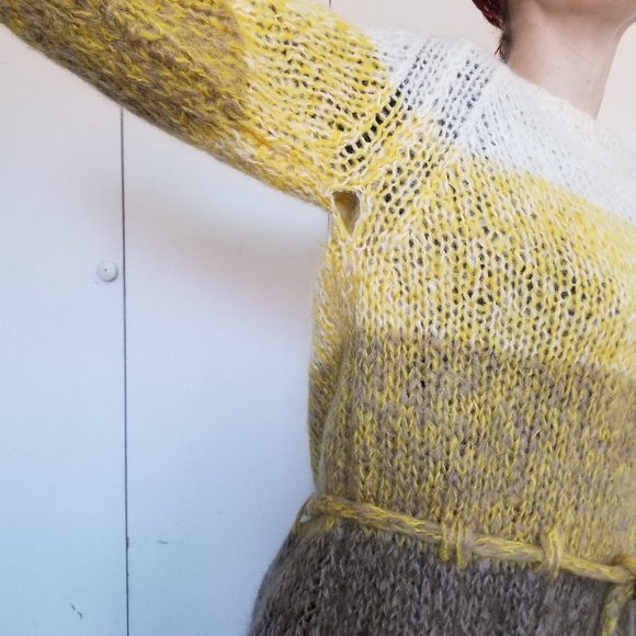 SOLD🌈1960s Mary Lewis Chunky Knit Sweater - Picture 7 of 12